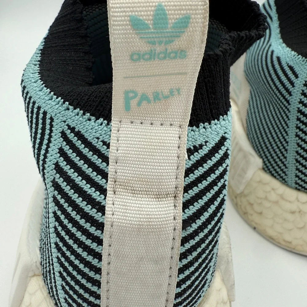 Adidas NMD‎ CS1 Parley Primeknit Blue Black White Knit Sneakers